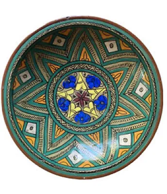Plat Creux Ancien Céramique - maroc