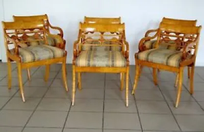 Art Nouveau Chairs in - satin birch