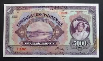 Tchécoslovaquie -5000