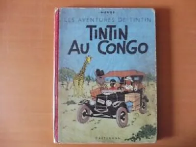 RARE  BD TINTIN AU CONGO - 150