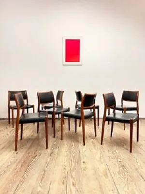 8 chaises design danoises - mollers