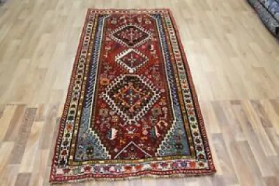 Ancien tapis en laine - qashqai
