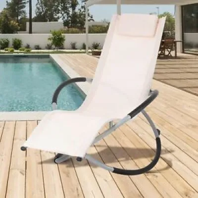Chaise longue pliable - relaxation