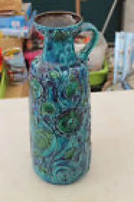 Vase Bleu eclatant vert - keramik