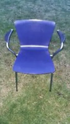 4 x chaises design Fritz - vico magistretti
