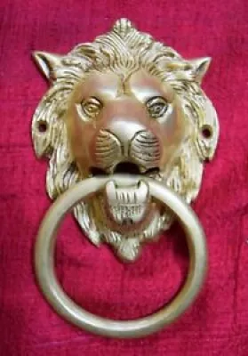 Roi Lion Heurtoir Laiton - animal