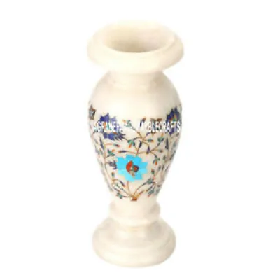 Vase à fleurs en marbre