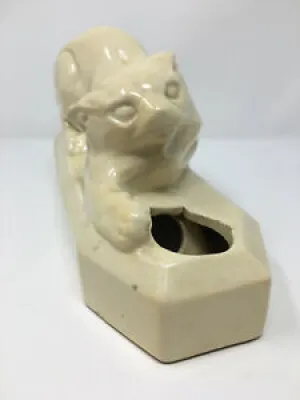 Chat Lampe Ceramique - ceramic