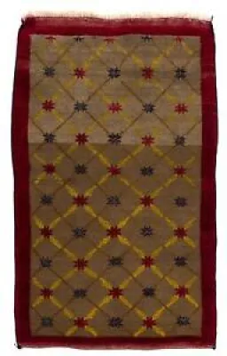 3.8x5.6 Ft Camel Wool - karapinar rug