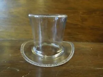 Vintage Clear Glass Top - dish