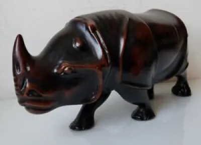 30 cm statuette rhinoceros - imitation