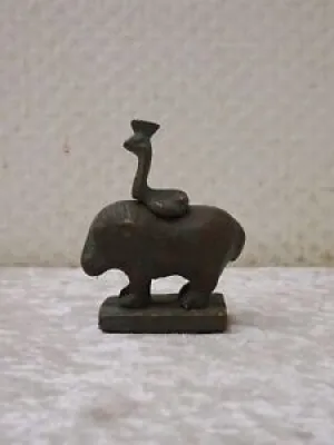 Bronze Design Figurine - serpent