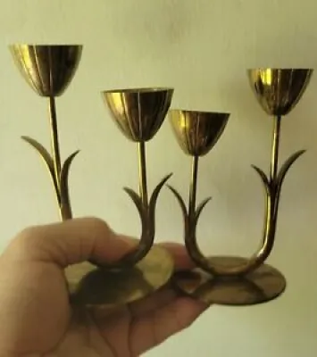 PAIR of Gunnar Ander - candle holder