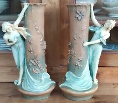paire De Vases Art Nouveau