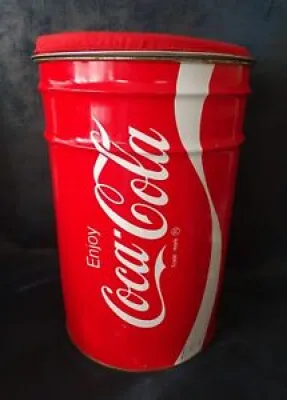 Rare tabouret coffre - coca cola