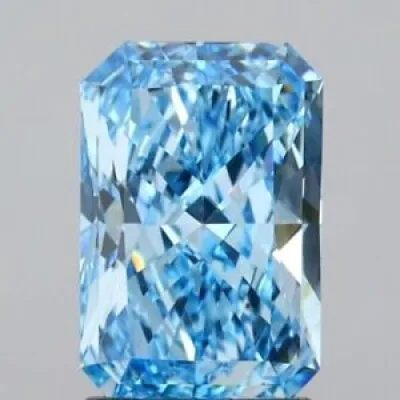 Diamant de couleur bleu - vif