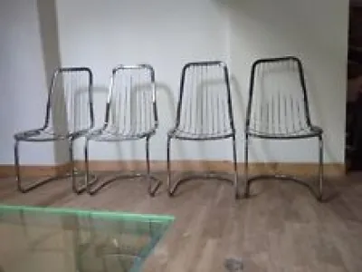4 chaises Metal  dans - gastone rinaldi