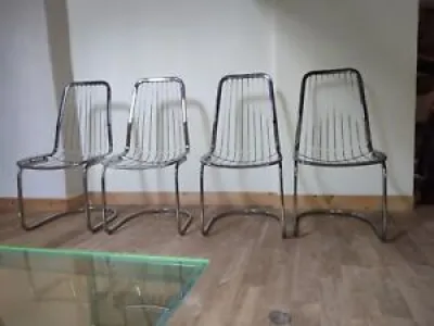 4 chaises Metal  dans - gastone rinaldi