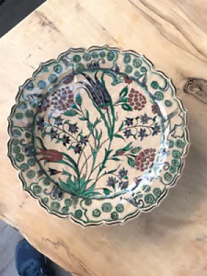 Ancien plat en céramique - iznik