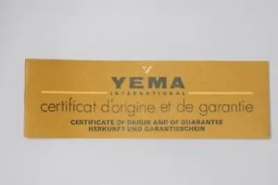 Yema Original Guarantee - french