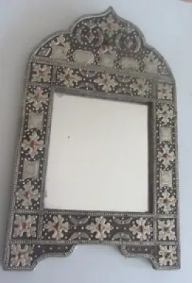 BEAU MIROIR EN BOIS ORNE - wooden mirror