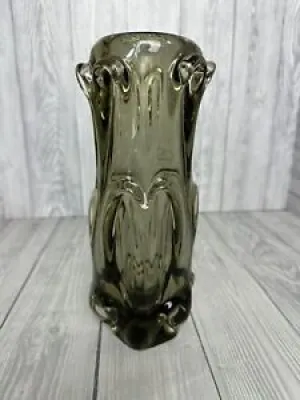 Vase en verre épais - jan beranek