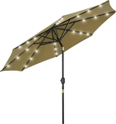 parasol Octogonal inclinable - led