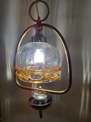 Beau Vintage Tricoté Murano Glass Globe 70's