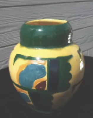 Vase Art Déco à décor - larrieu