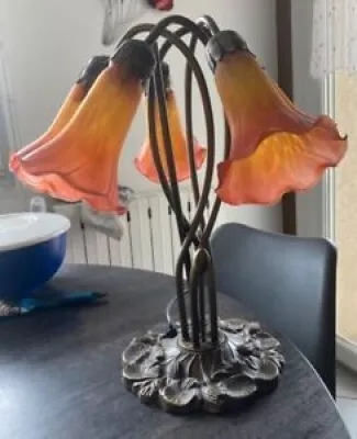 Lampe nénuphar 5 feux - tulipes