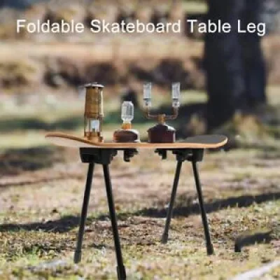Pied table camping - rouille