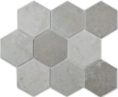 Mosaïque carreau céramique gris