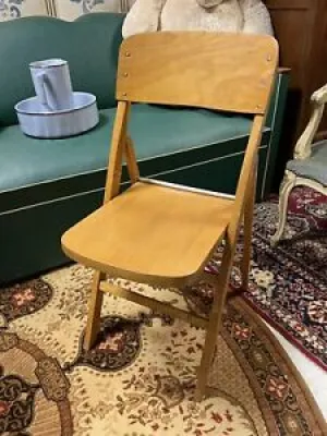 Chaise pliante bois vintage - stella