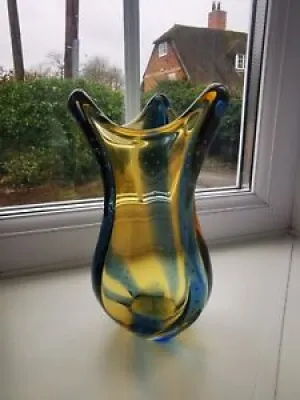 Vase vintage tchèque - machovska mstisov