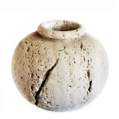 Vase Travertin Sphère - accueil