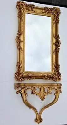 Miroir Mural Avec Console - 97cm