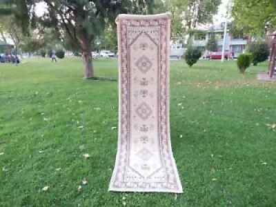 Vintage Traditional Turkish - kars runner rug