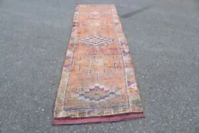 Vintage herki runner - turkish rug