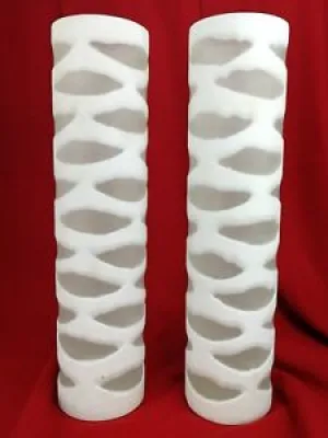 Paire de Vases en Verre - h45cm