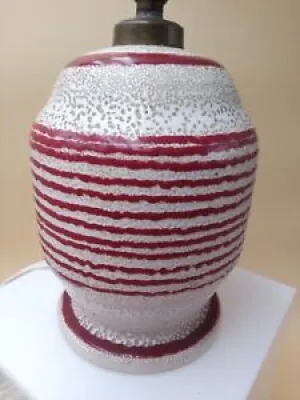Lampe de table en céramique - datant