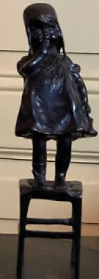 Statuette bronze XXÈME - juan