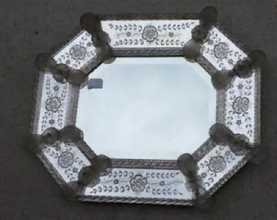 Miroir murano octogonal