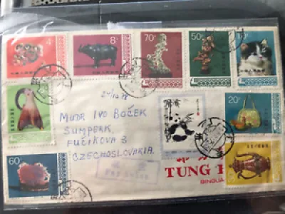 Envelop from PRC to Czechoslovakia