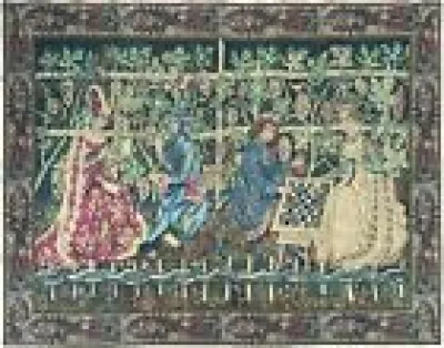 Antique French Tapestry - 158cm