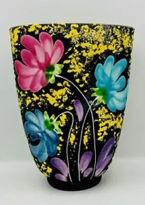 Vase floral vintage en - cire