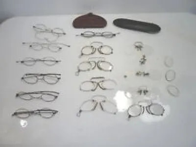 Lot 16 lorgnons lunettes - 1900s