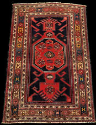 Rare antique tapis caucasien - 135cm