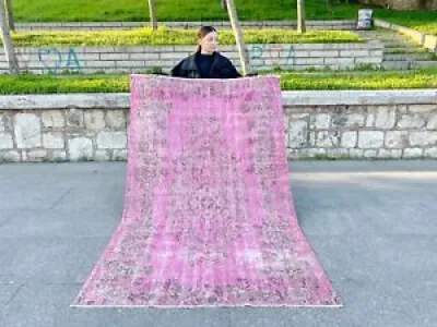 PINK VINTAGE ANATOLIAN - turkish rug