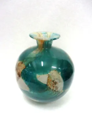 Vase boule en verre multicolore - mdina