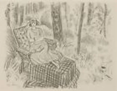 young Girl on a Chaise